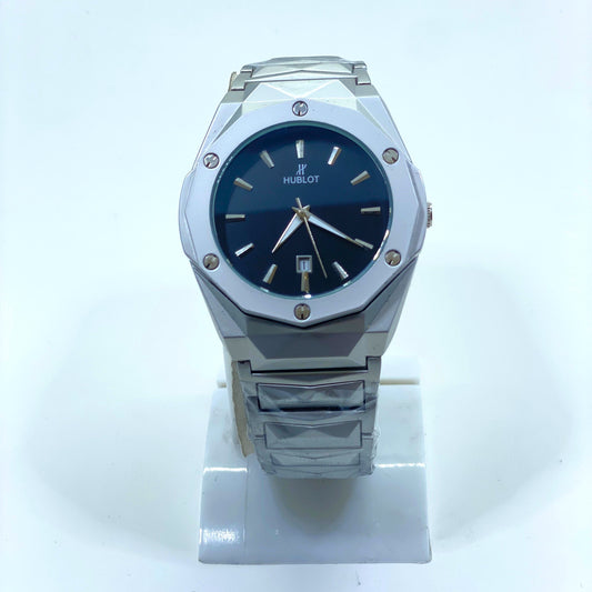 Hublot Silver-Toned Luxury Men's Watch